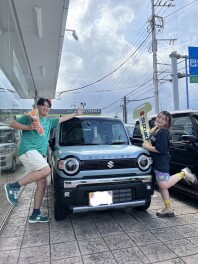 ミャクミャクナンバーお気に入り　ハスラータフワイルドのご納車です